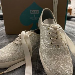 Kate Spade Keds glitter sneakers